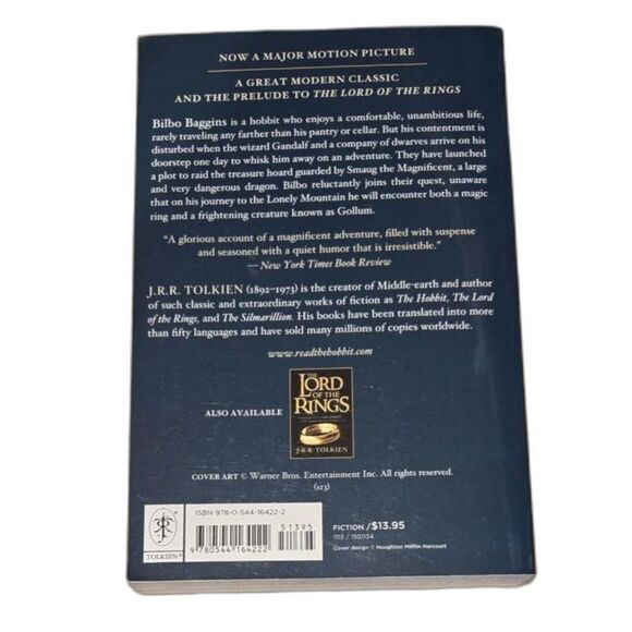 The Hobbit by J.R.R. Tolkien – Movie Tie-In Edition (Peter Jackson Cover) - Picture 2 of 2
